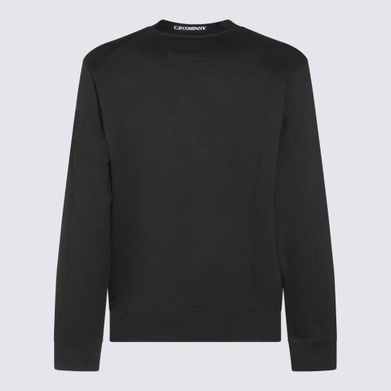 CP Company Diagonal Raised Fleece Lens Crewneck Sweatshirt 21CM SS713A