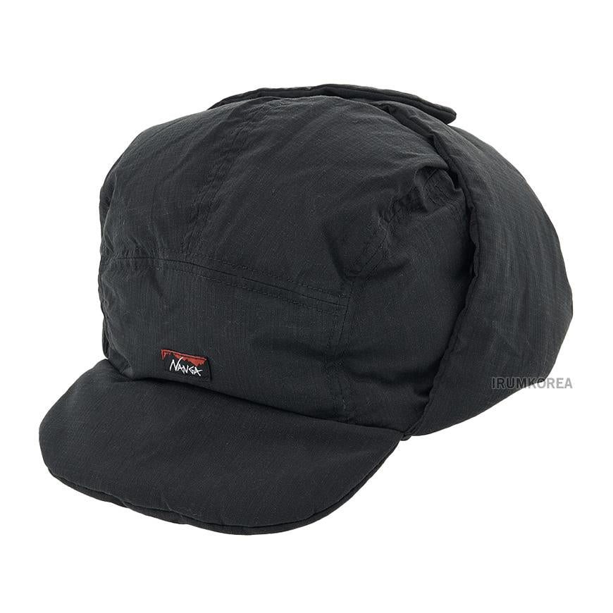 NANGA Unisex Hinok Ripstop Ear Flap Cap NA2441 3B101 BLK