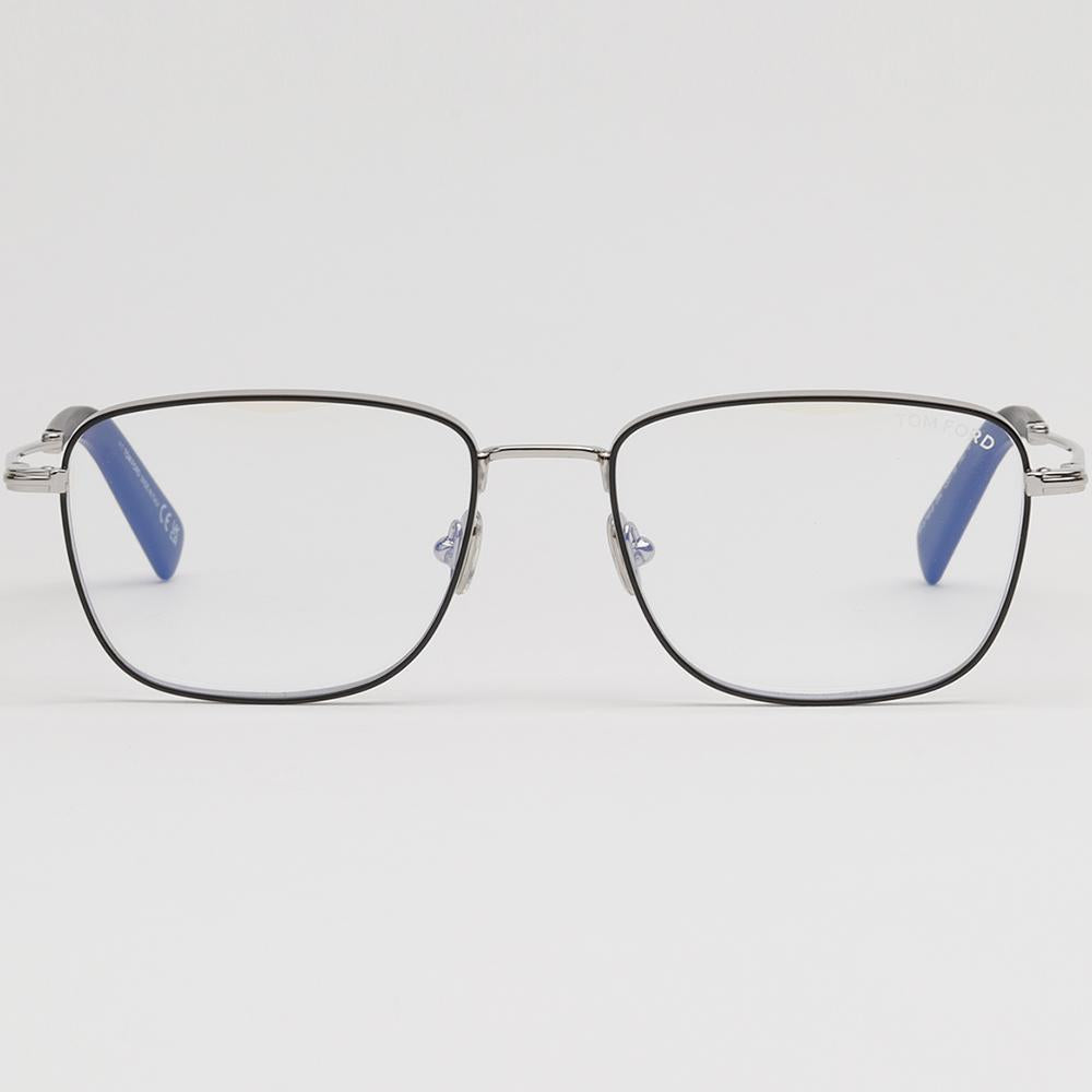 TOM FORD Blue Light Blocking Metal Square Unisex Eyeglasses Frame TF5748B 002