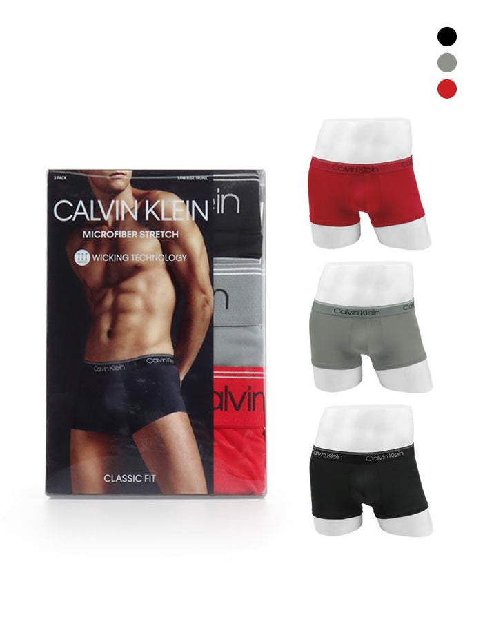 Calvin Klein Men’s Underwear 3-Pack Boxer Briefs NB2569 902