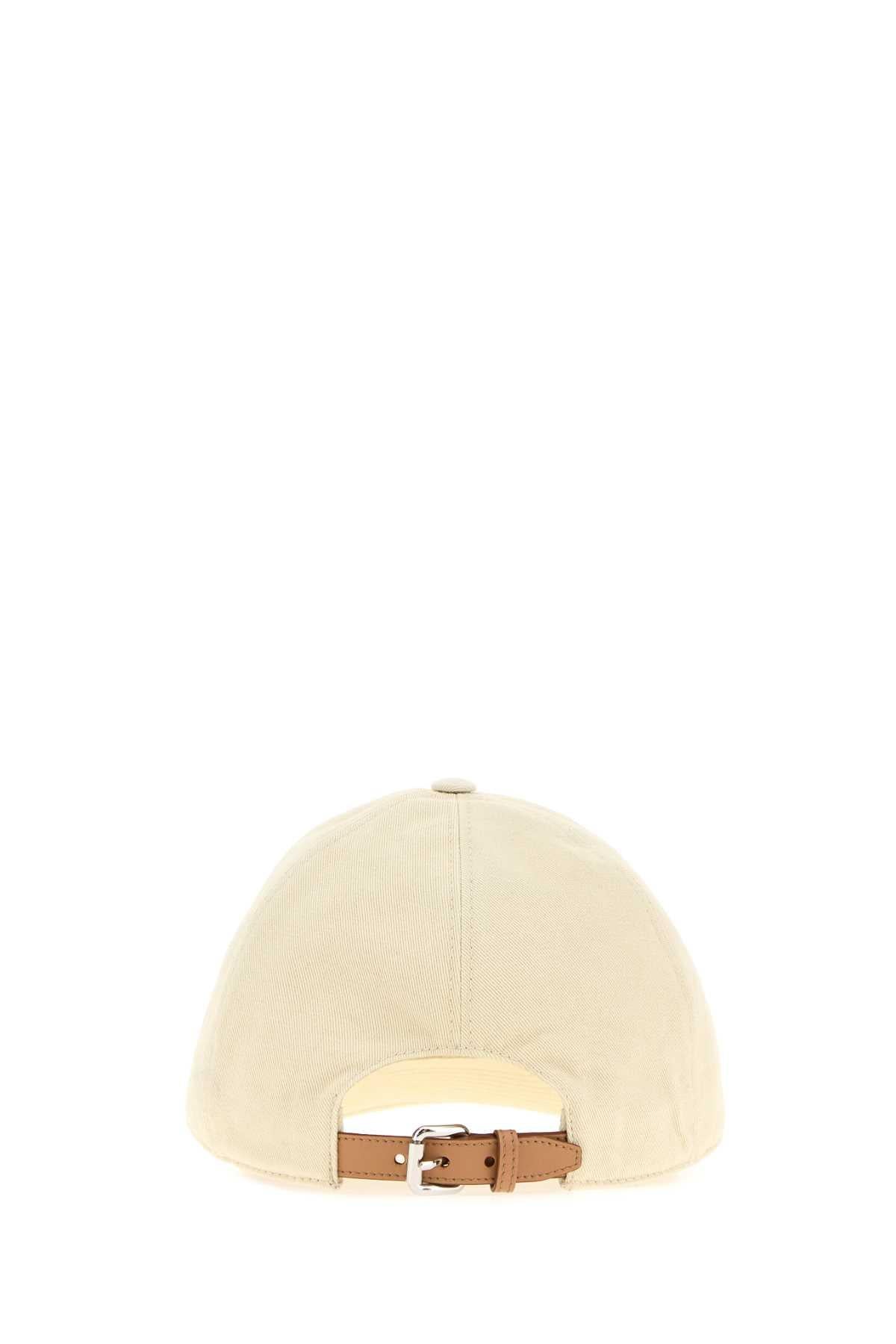 PRADA Black Cotton Baseball Cap