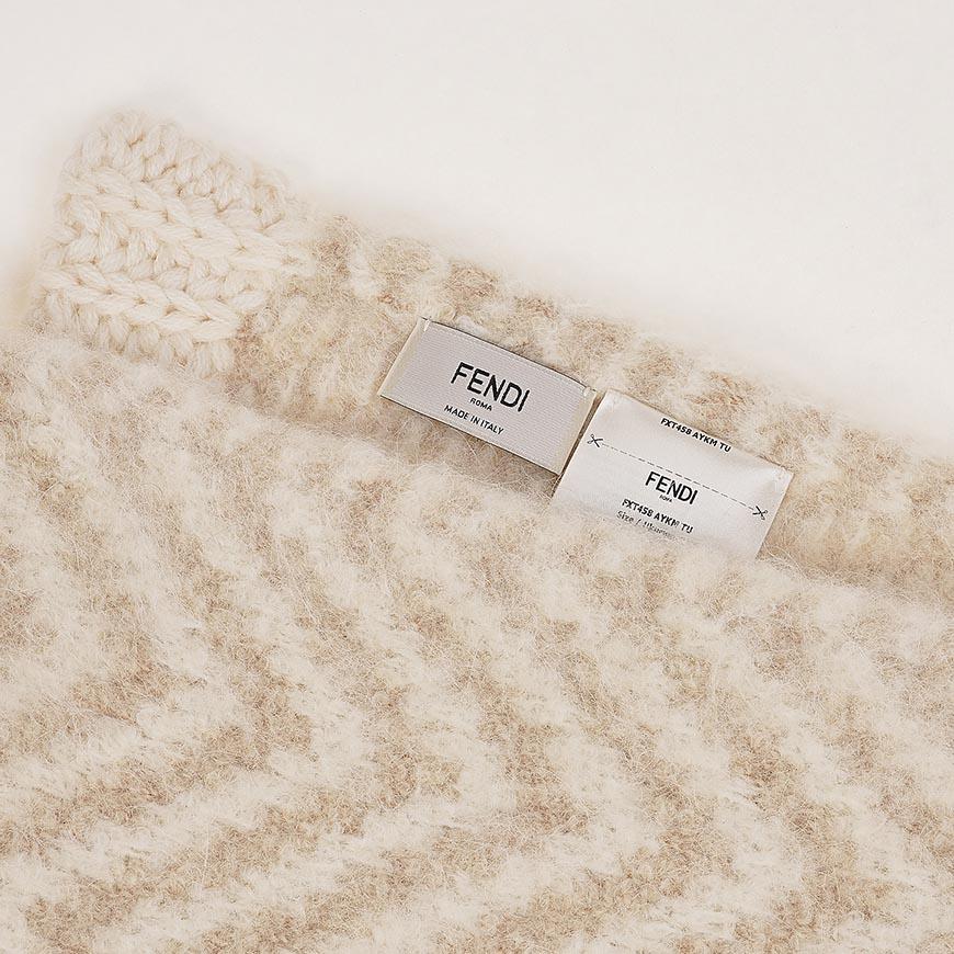 FENDI Women’s Alpaca Blend Scarf FXT458 AYKM F0QM0