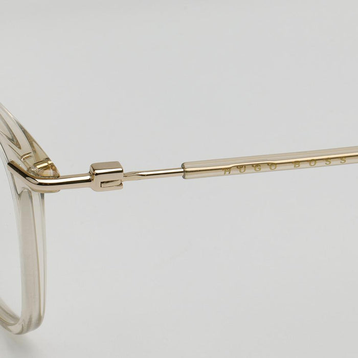 HUGO BOSS Brown Transparent Acetate Eyeglass Frames Unisex BOSS1313 IXE