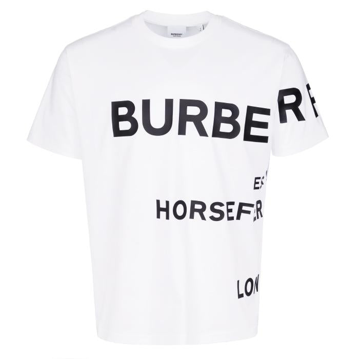 BURBERRY Mens Oversized Horsferry Logo Short Sleeve T-Shirt