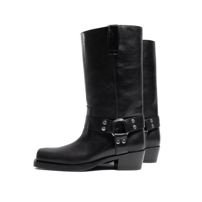 PARIS TEXAS Roxy 45mm Mid-Calf Boots PX662 XLTVT BLACK