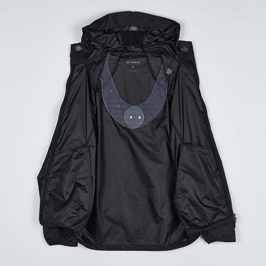 GOLDWIN Men’s Airy Shell Windbreaker Jacket GM15103 BK