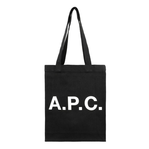 A.P.C. Canvas Lou Tote Bag Eco Shopping Bag M61442 LZZ BLACK