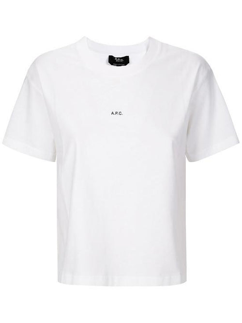A.P.C. Boxy Micro Logo T-Shirt Women’s White Cotton