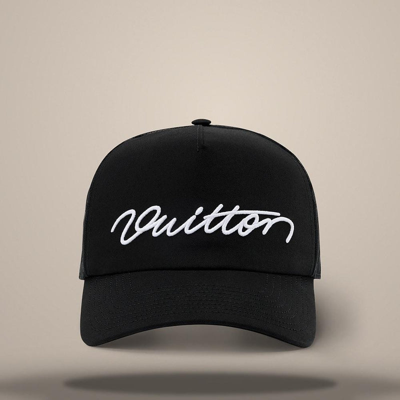 Louis Vuitton Signature Mesh Cap Hat Size L 60cm M5390