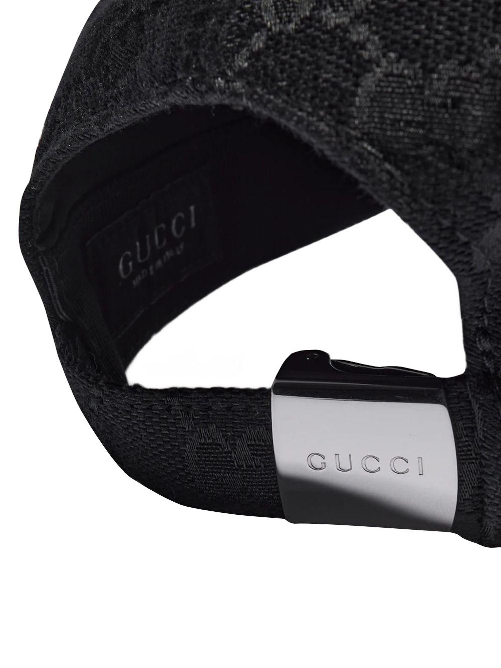 GUCCI Black Cotton Baseball Cap