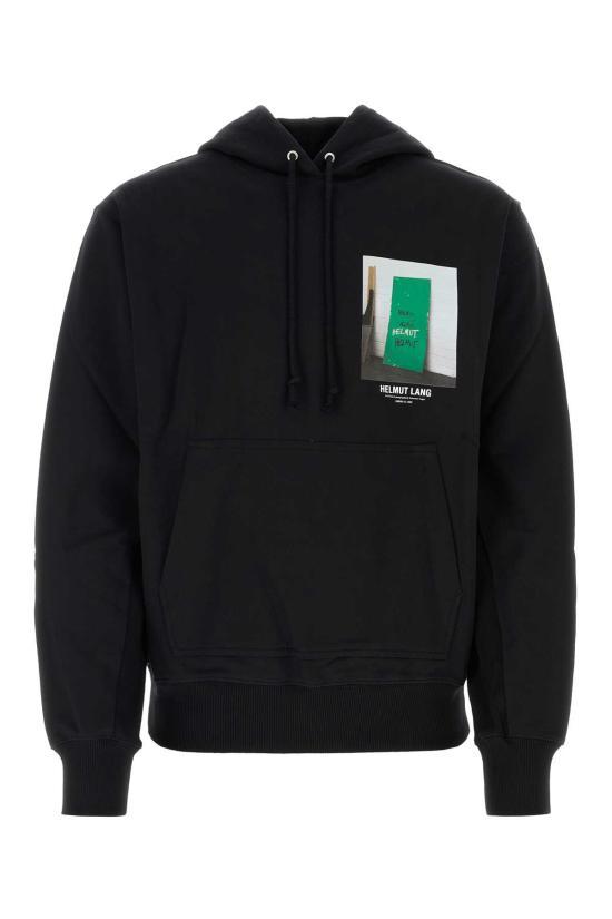 Helmut Lang Black Pullover Hoodie Sweatshirt Women’s N05HM523 001