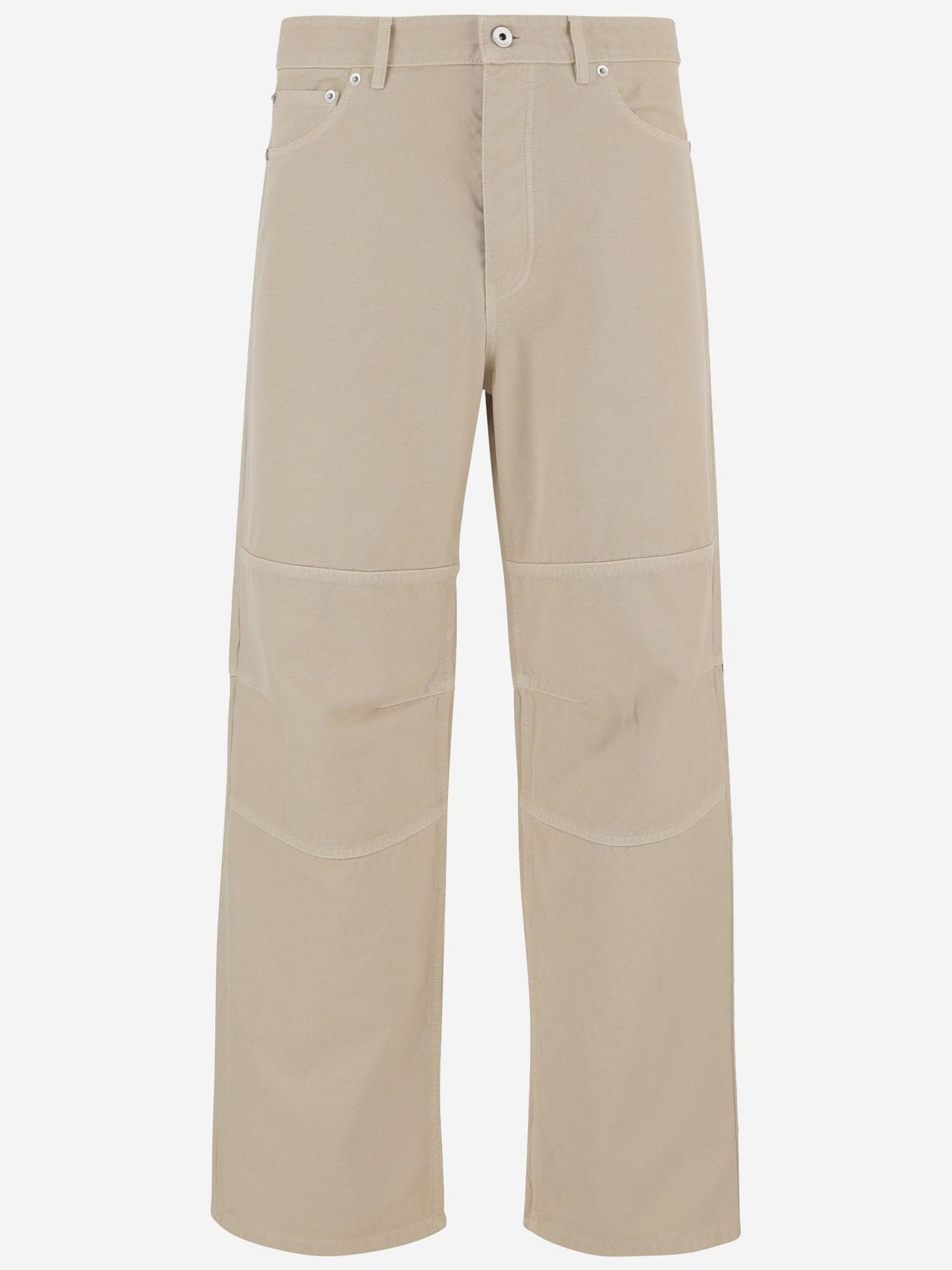 BURBERRY Tundra Cotton Cropped Trousers Men's Pants