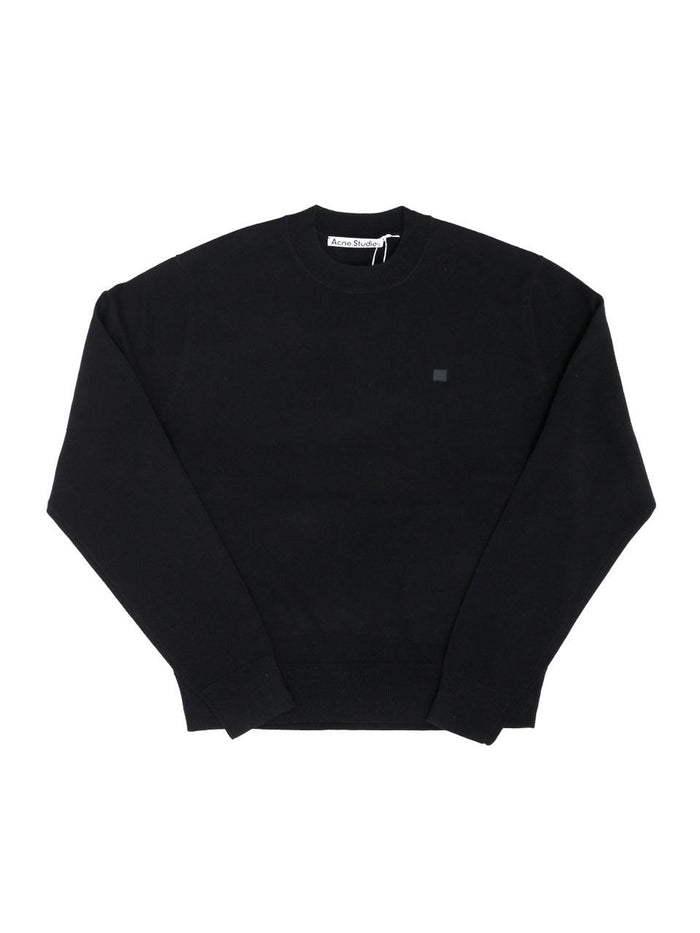 Acne Studios Unisex Crewneck Knit Sweater C60115 BLACK