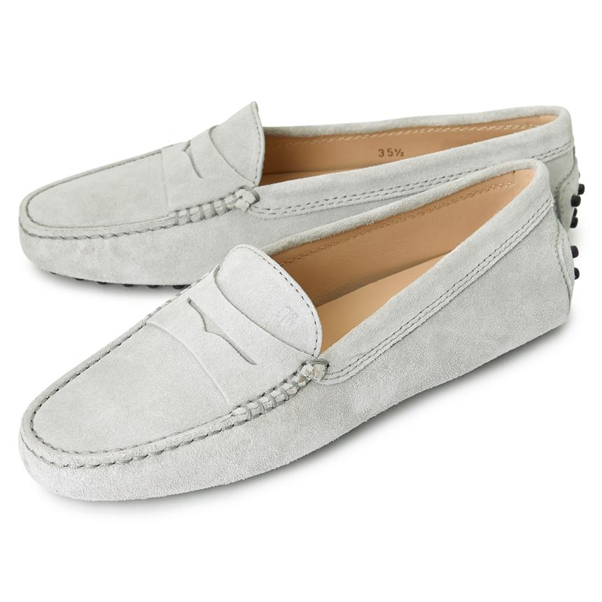Tods Gommino Women’s Leather Driving Loafers Brown