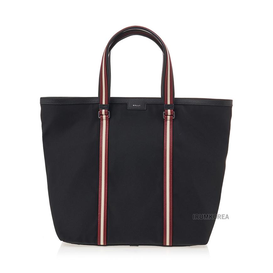BALLY Men’s Corde Leather Tote Bag Black M MAE02 WNY220 U901P