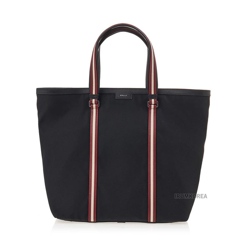 BALLY Men’s Corde Leather Tote Bag Black M MAE02 WNY220 U901P