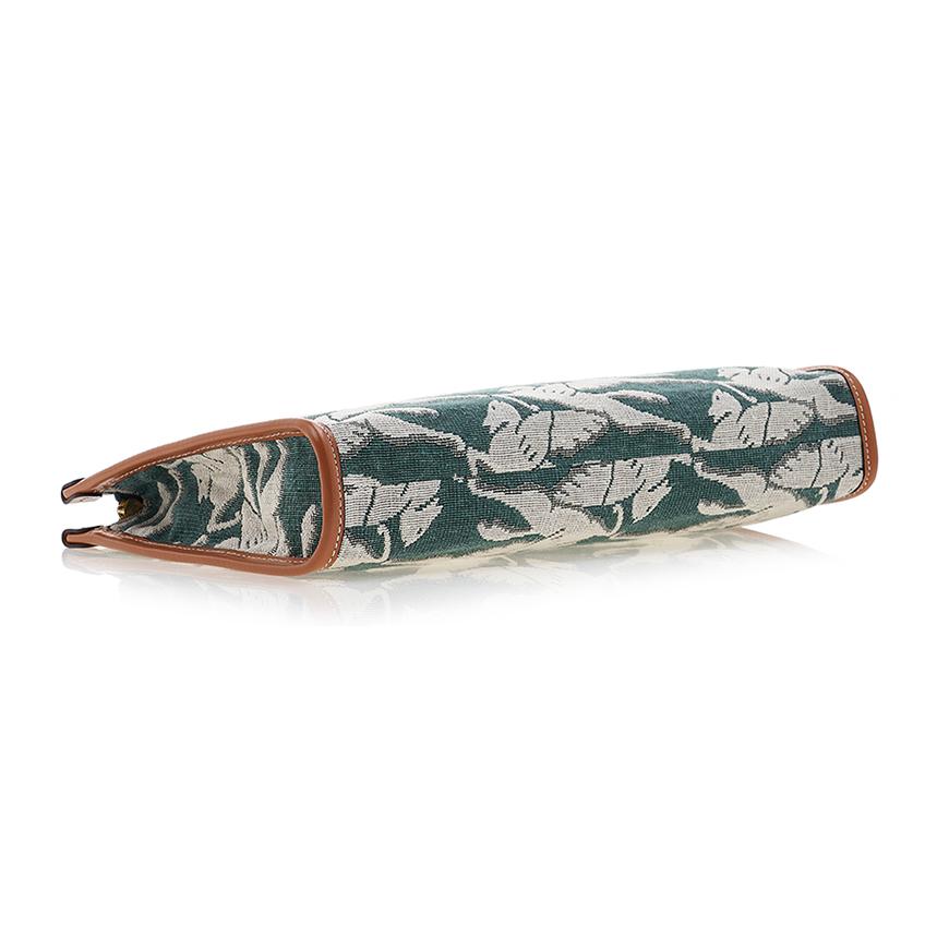 Etro Pegasus Logo Leather Clutch for Women