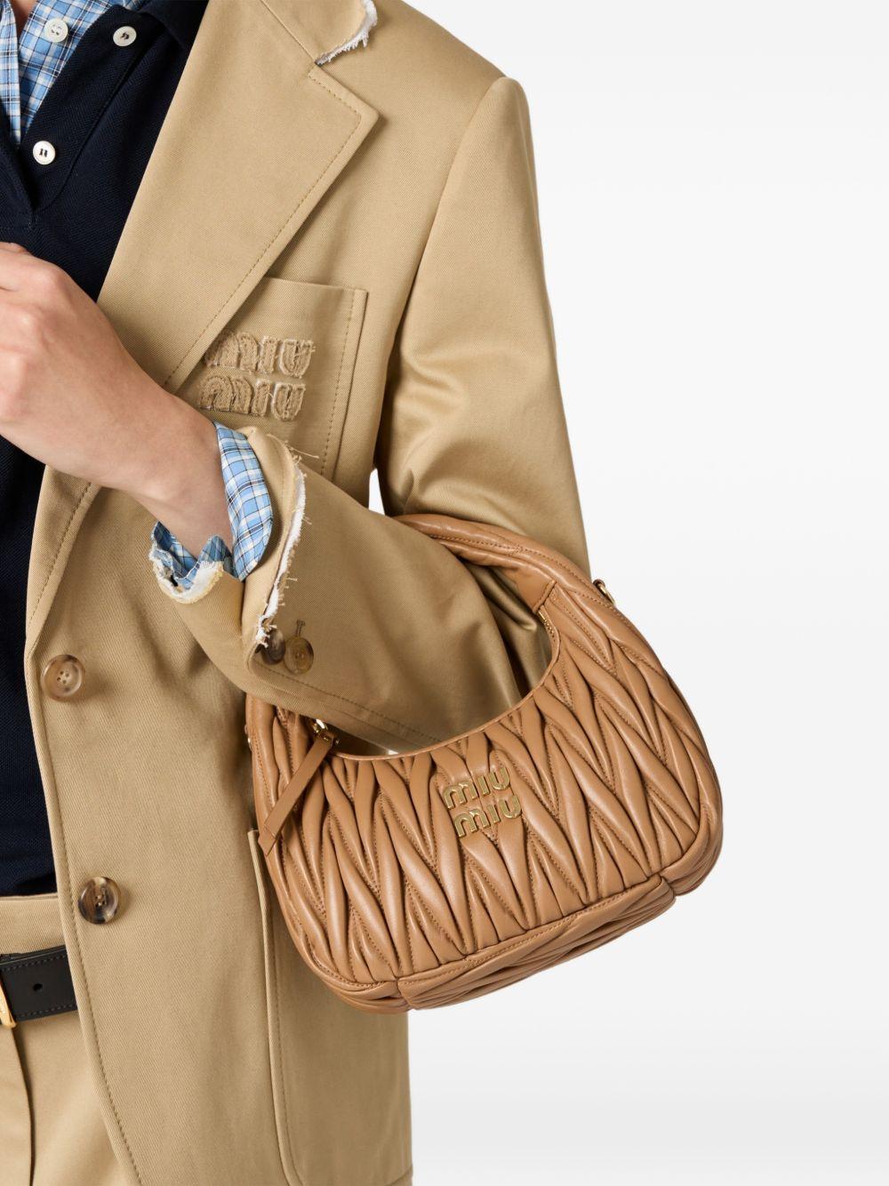 Miu Miu Black Leather Tote Bag