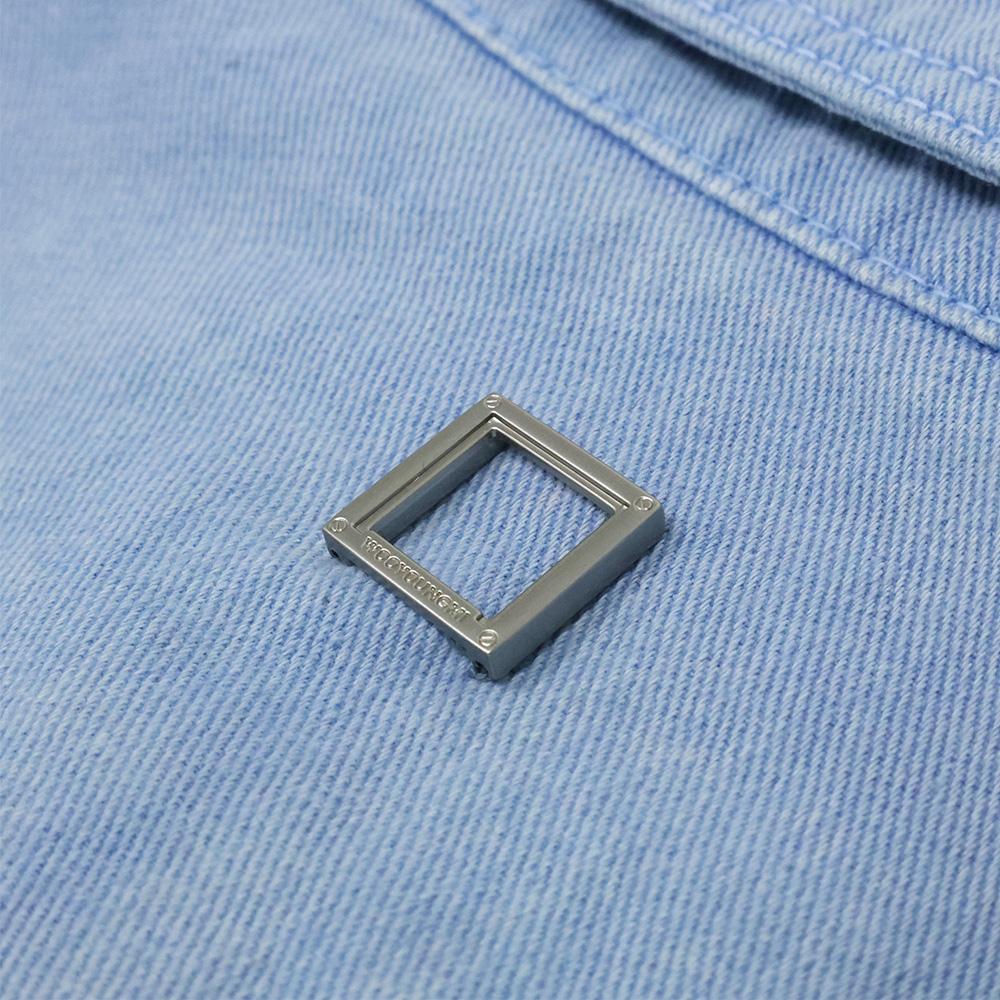 WOOYOUNGMI Back Logo Short Sleeve Shirt for Men