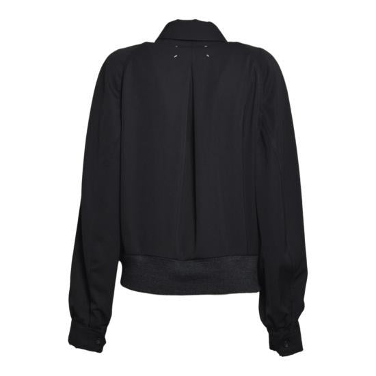 Maison Margiela Wool Cabane Bomber Jacket Black Men