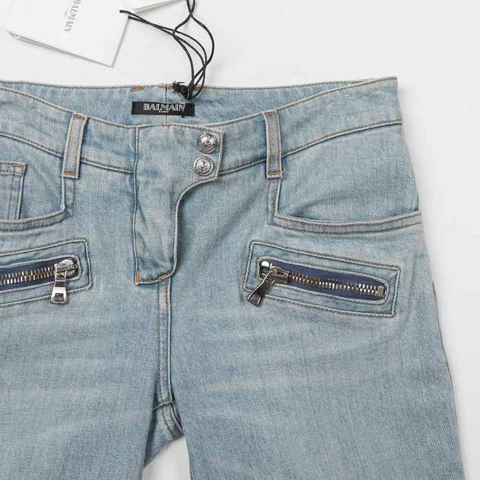 Balmain Blue Denim Jeans Women’s Pants