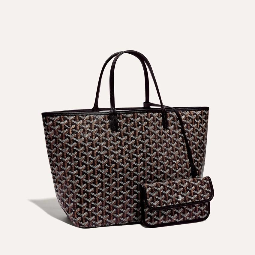 GOYARD Black Saint Louis PM Women's Tote Bag