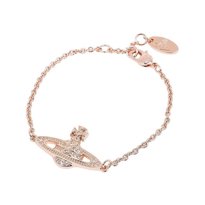 Vivienne Westwood Mini Bas Relief Bracelet Women’s Silver Tone Jewelry