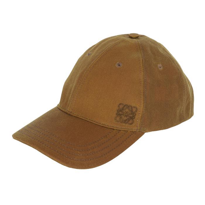 LOEWE Anagram Embroidered Logo Waxed Canvas Baseball Cap K820358X40 2140