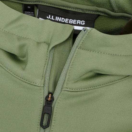 J LINDEBERG Long Sleeve Sweatshirt Men’s Top GMJS11963M311 OIL GREEN DOM