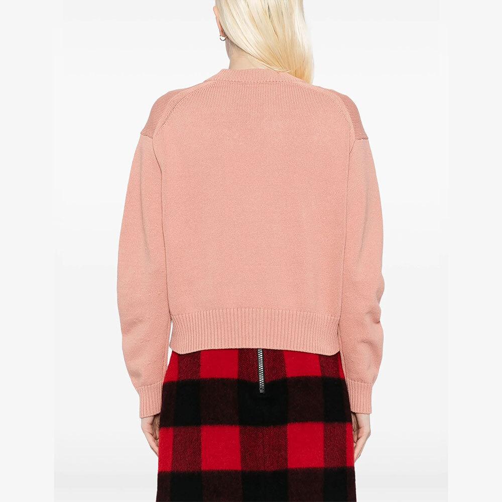 Maison Kitsune Bold Fox Cropped Women’s Cardigan OW00502 KT1099