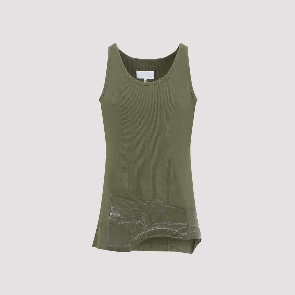 Maison Margiela Sleeveless Cotton T-Shirt Black Men’s