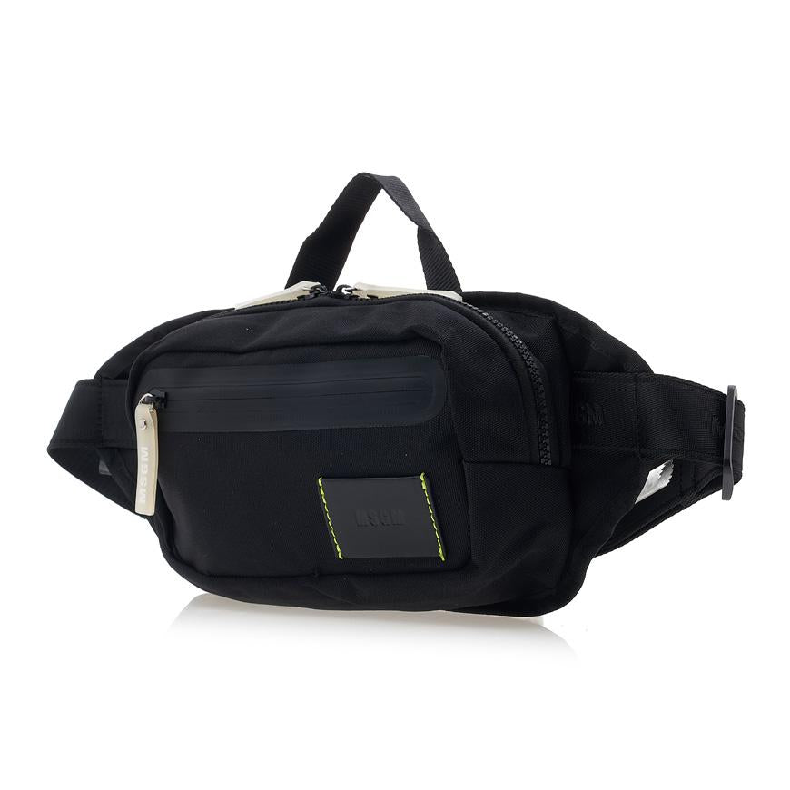 MSGM Women’s Belt Bag Black Crossbody Bag