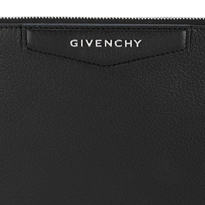 GIVENCHY Antigona 15th Anniversary Large Black Leather Clutch Bag