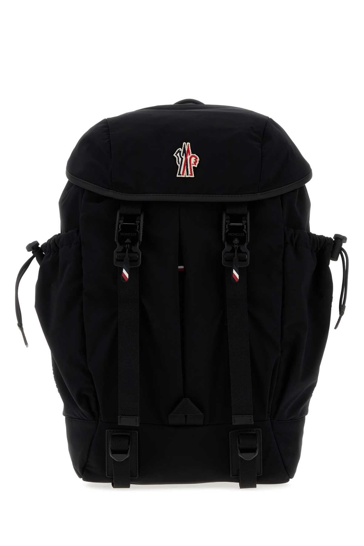 Moncler Black Nylon Backpack