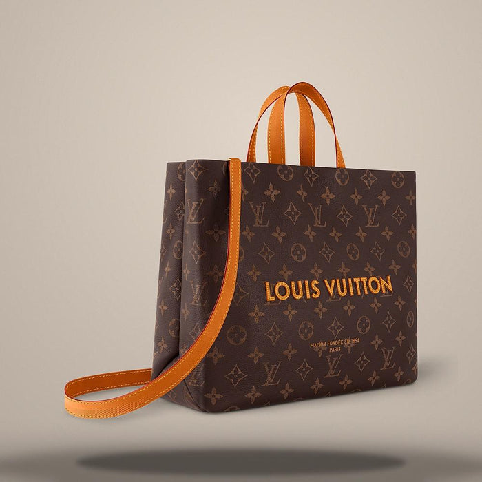 Louis Vuitton Monogram Shopper Tote MM Men's Tote Bag