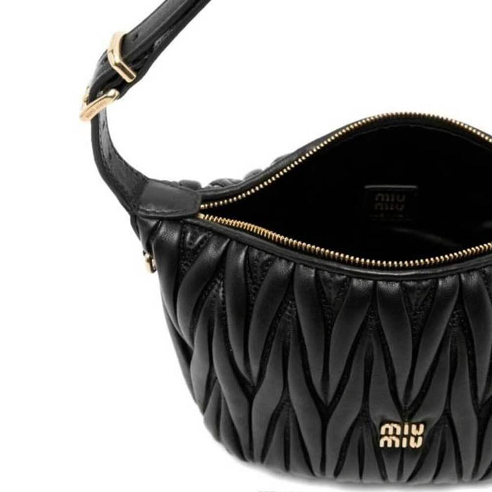 Miu Miu Leather Mini Shoulder Pouch Bag 5NE026 AFPP F0002