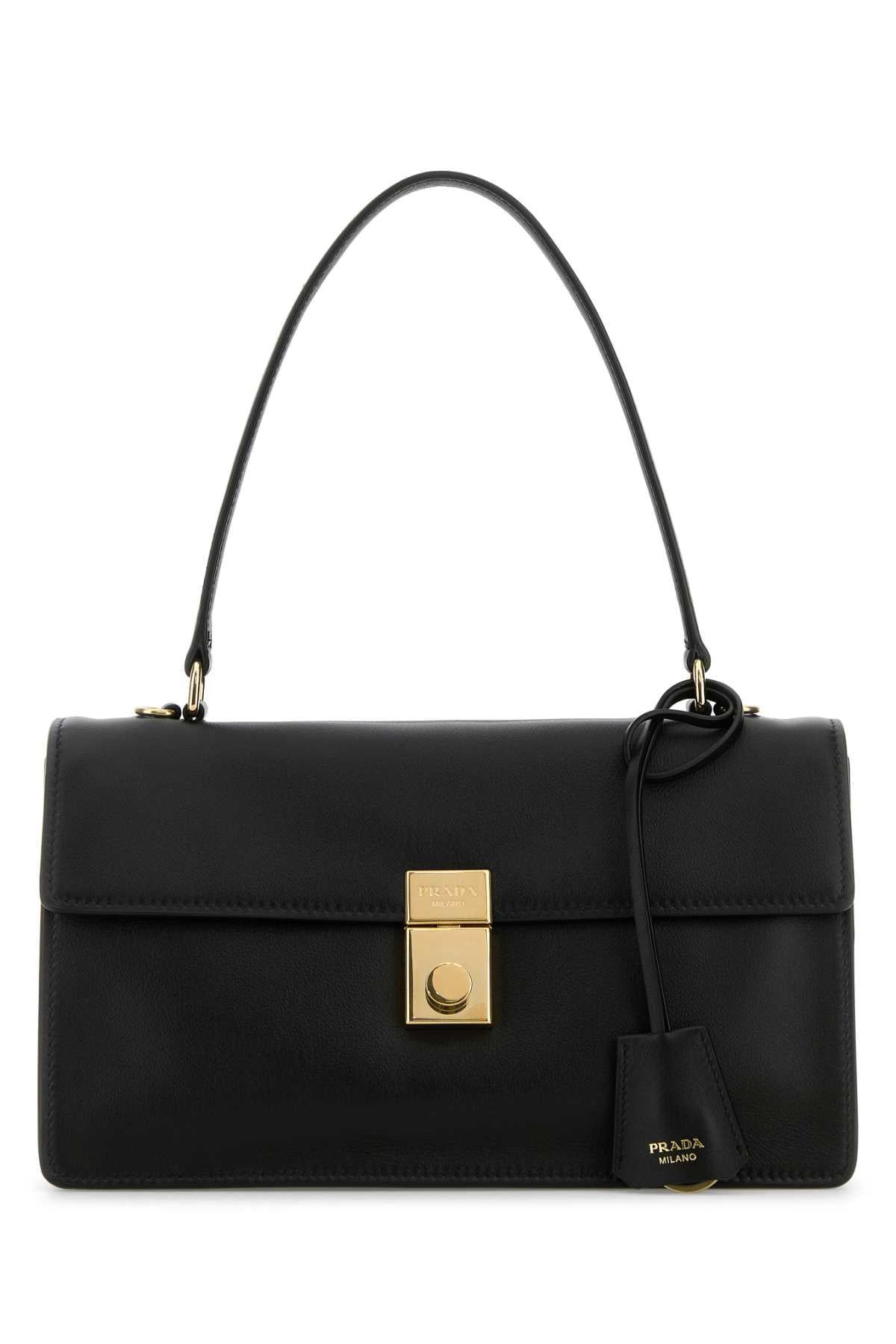 PRADA Black VITELLO MOVE Leather Shoulder Bag