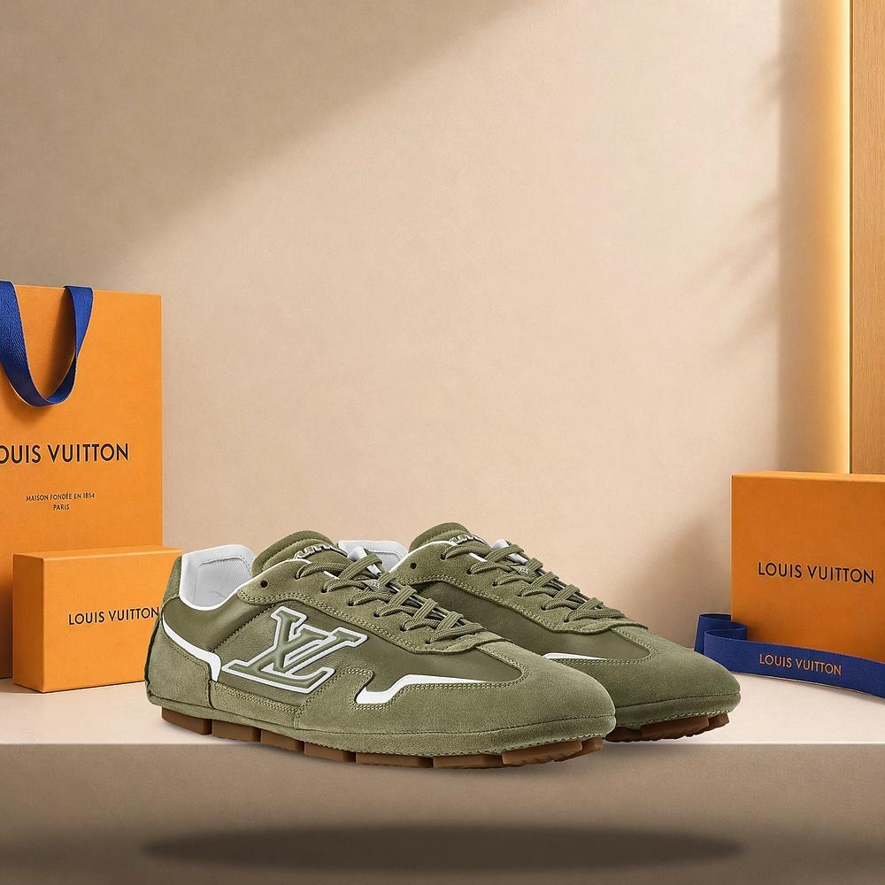 Louis Vuitton LV Rally Green Low Top Sneakers