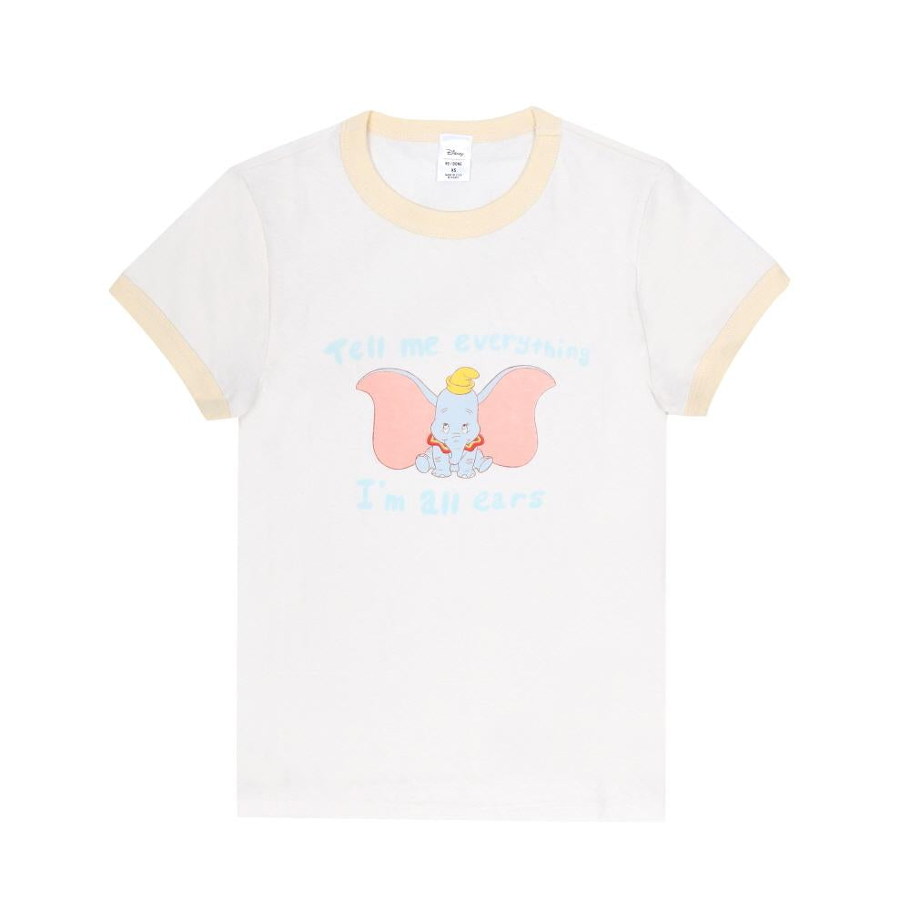 RE/DONE Slim Dumbo Ringer Short Sleeve T-Shirt Women’s 024 02WSRT003