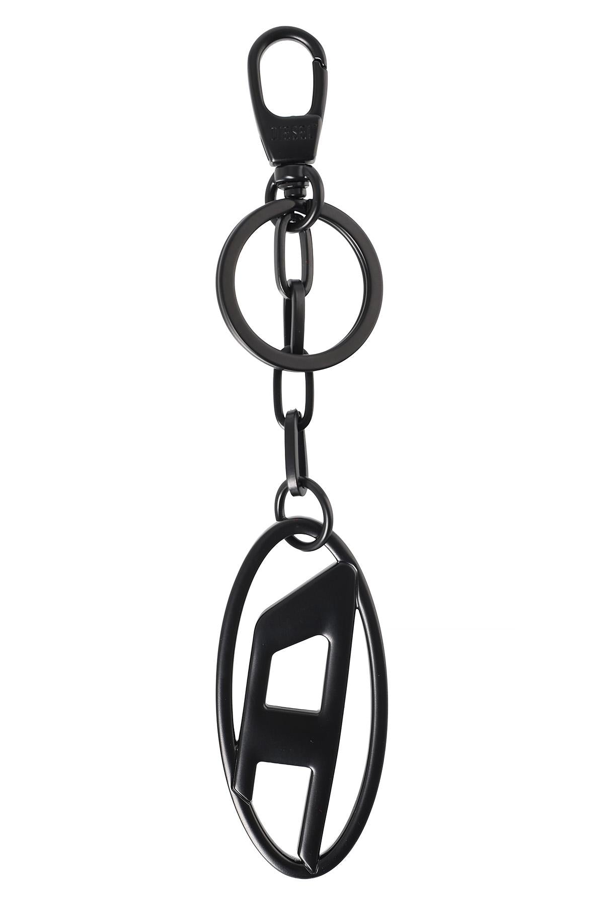 DIESEL HOLYC Black Keyring Keychain X09691P5607 HA622