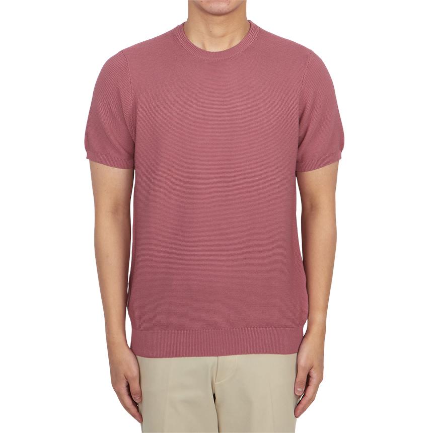 Drumohr Men’s Short Sleeve Crewneck Knit Sweater