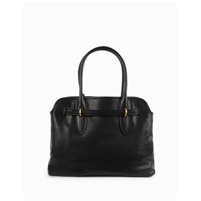 Miu Miu Avantgarde Nappa Leather Tote Bag Black