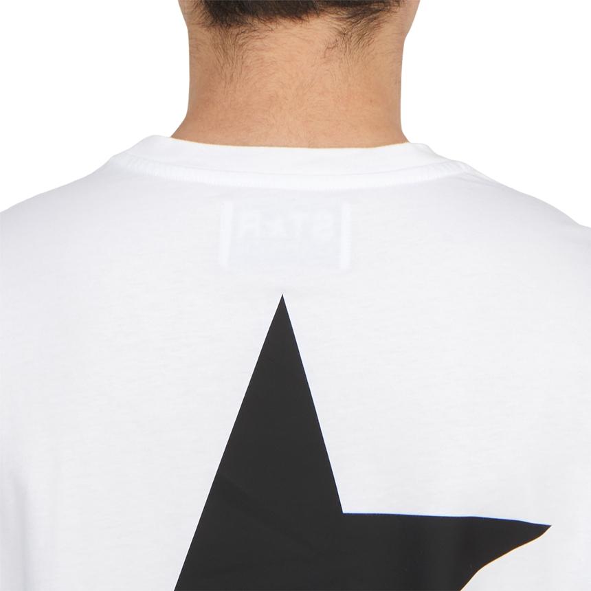 GOLDEN GOOSE Men’s Short Sleeve T-Shirt White Cotton