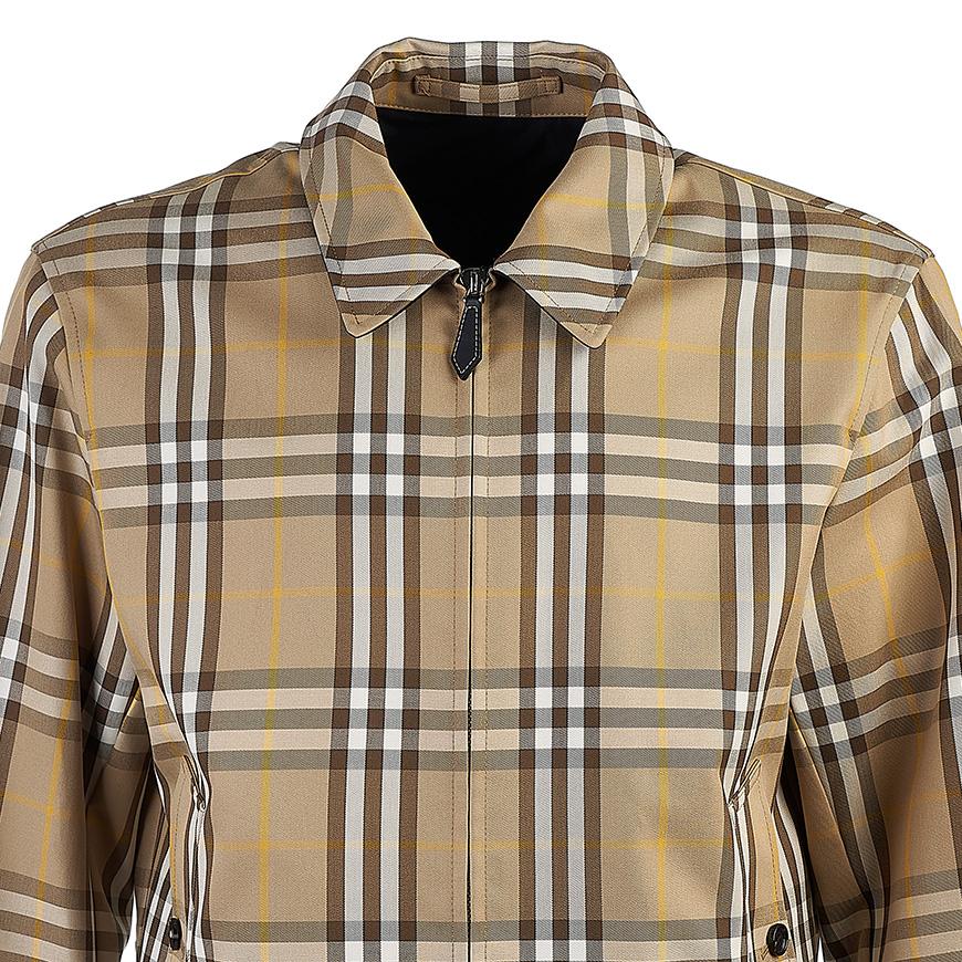 BURBERRY Men's Reversible Check Cotton Harrington 8054482 M FITZROY R CHK B2412