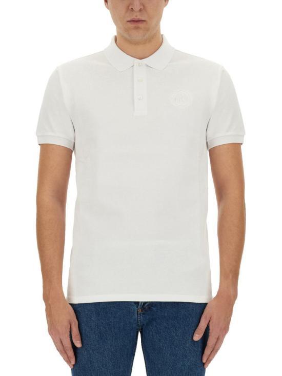 BALLY Men’s Cotton Polo Shirt White
