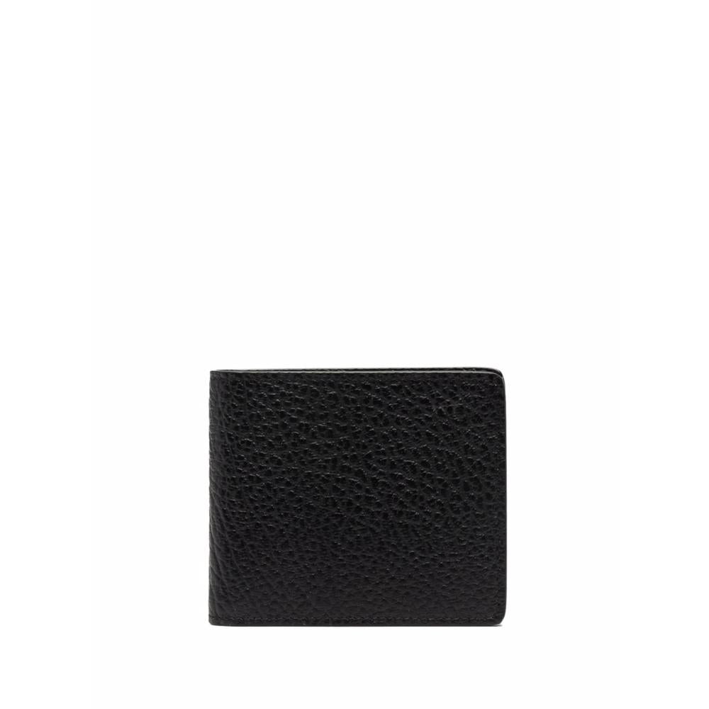 Maison Margiela Black Leather Bifold Wallet for Women