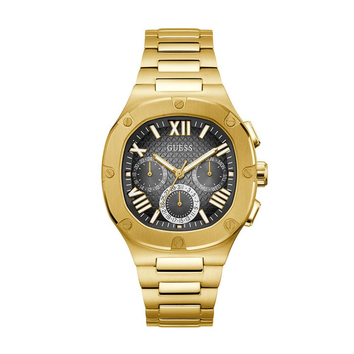 Guess Men’s Gold/Black Metal Watch GW0572G2