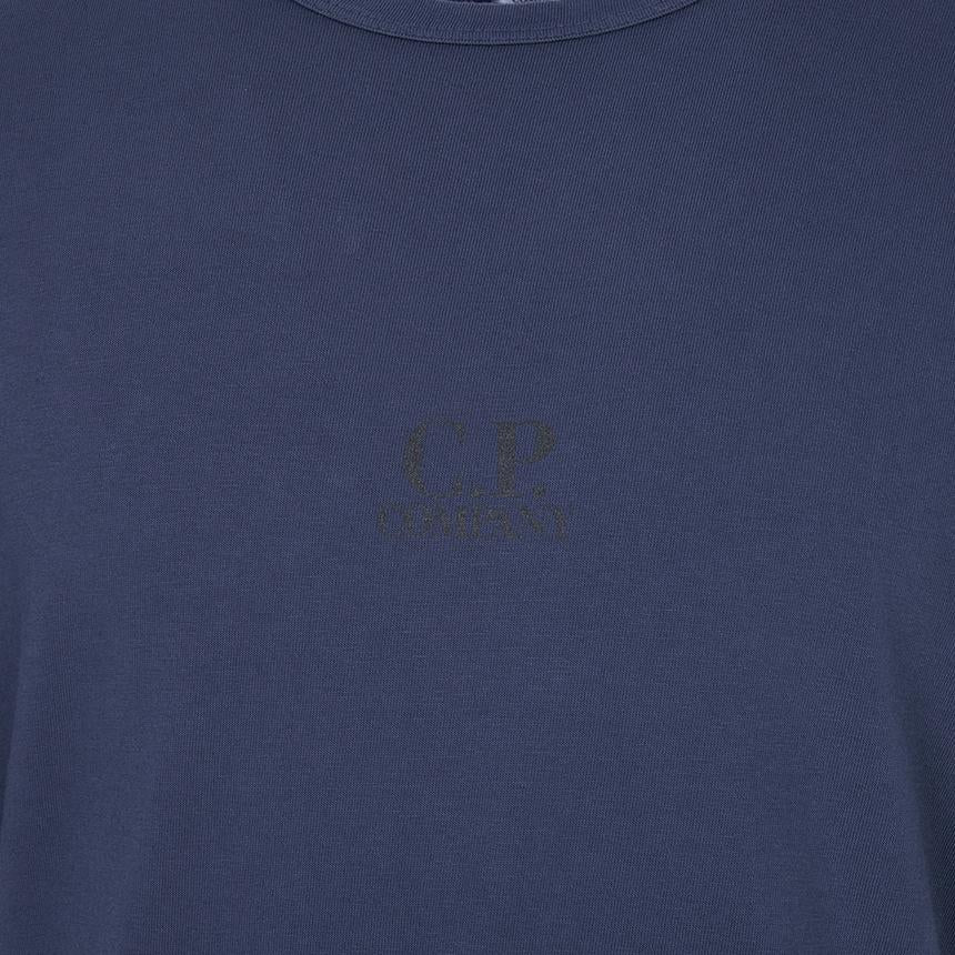 CP Company Men’s Short Sleeve T-Shirt Navy Cotton