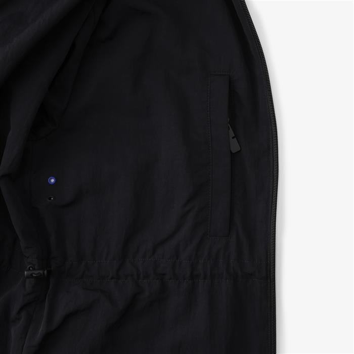 BURBERRY EKD Appliqué Nylon Hooded Drawstring Windbreaker Jacket