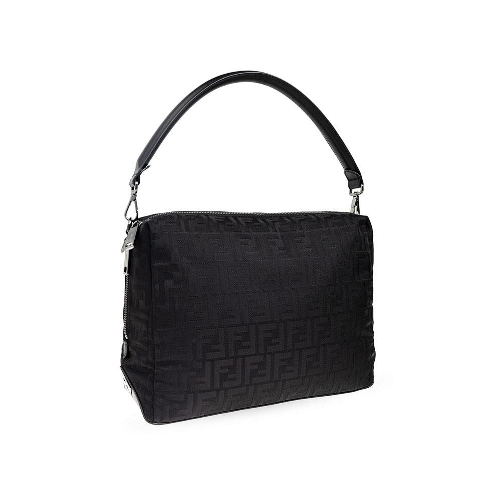 FENDI Louis Large Crossbody Bag Black Leather